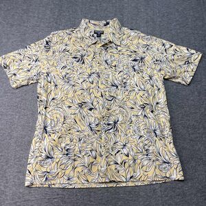 Ralph Lauren Polo Jeans Co Hawaiian Shirt Mens XL Blue Tropical‎